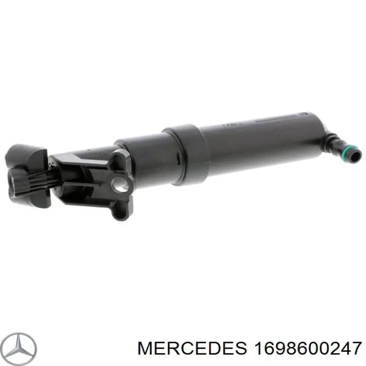 1698600247 Mercedes tobera de agua regadora, lavado de faros, delantera derecha