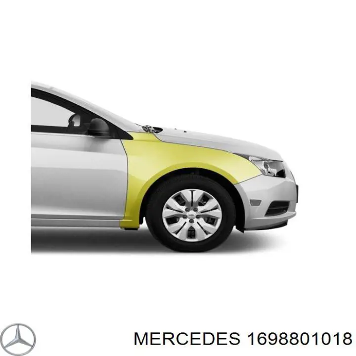 1698801018 Mercedes guardabarros delantero derecho