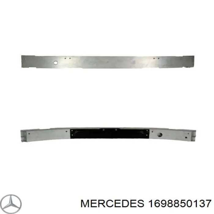 1698850137 Mercedes refuerzo parachoque delantero