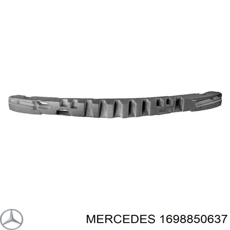 1698850637 Mercedes absorbente parachoques delantero