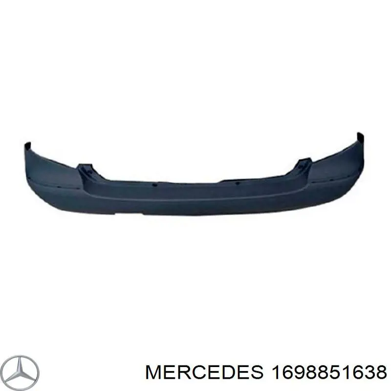 1698851638 Mercedes parachoques trasero