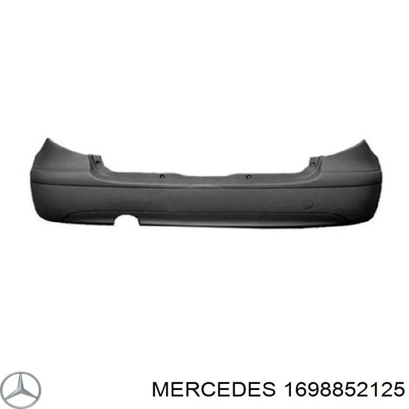 Paragolpes Mercedes 1698852125 precio, desde 265,12 EUR