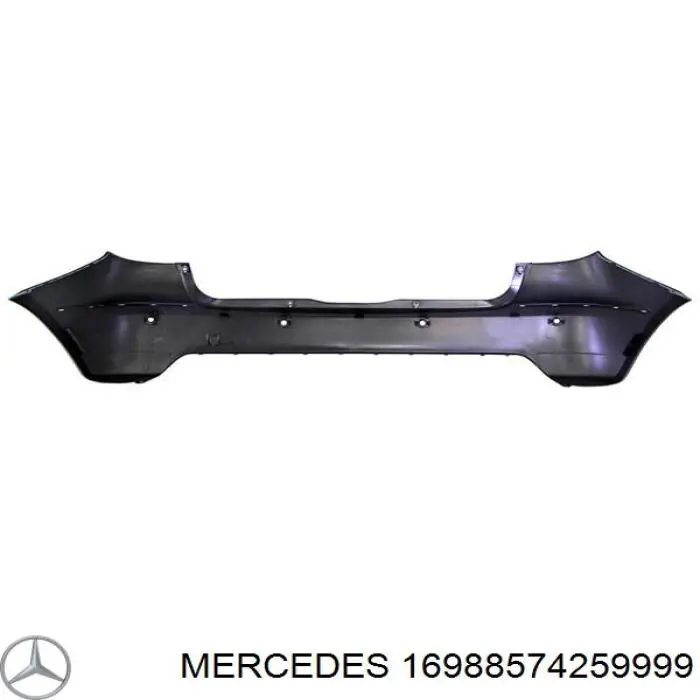 A16988574259999 Mercedes parachoques trasero