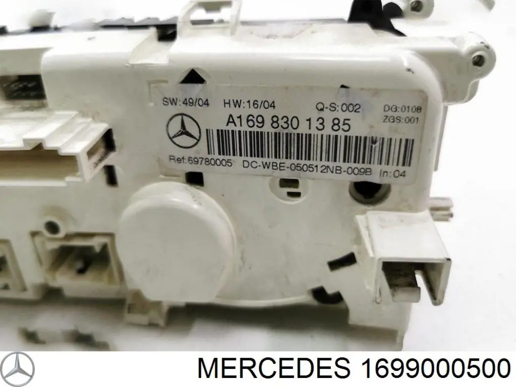 1699000500 Mercedes unidad de confort de la puerta delantera