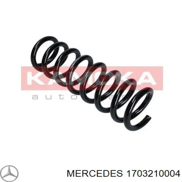 1703210004 Mercedes muelle de suspensión eje delantero