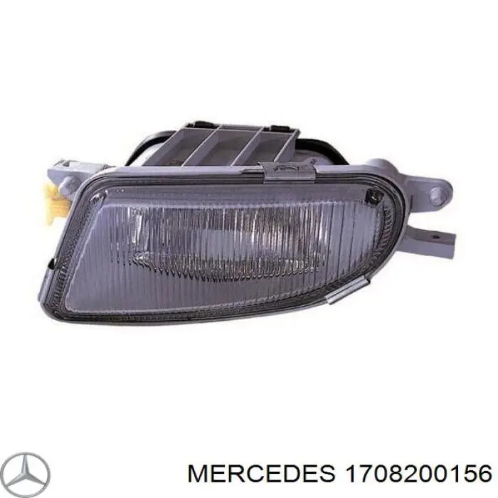 1708200156 Mercedes luz antiniebla izquierdo