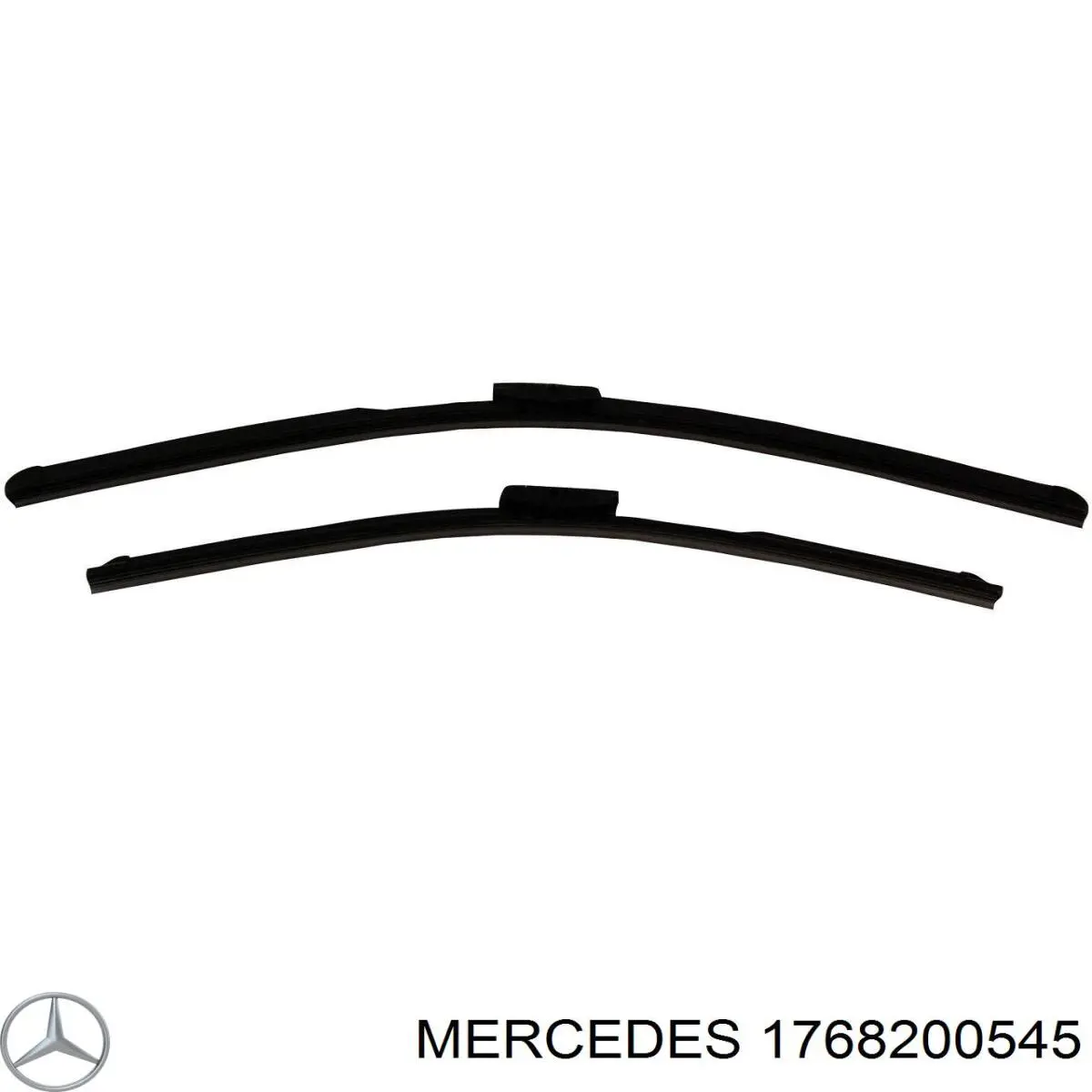 1768200545 Mercedes limpiaparabrisas de luna trasera