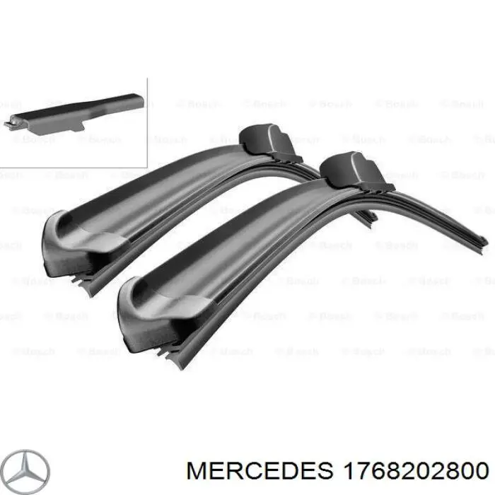 Escobillas delanteras Mercedes 1768202800 precio, desde 21,46 EUR