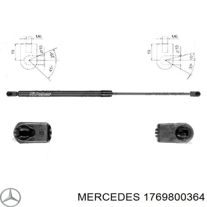 1769800364 Mercedes amortiguador de maletero