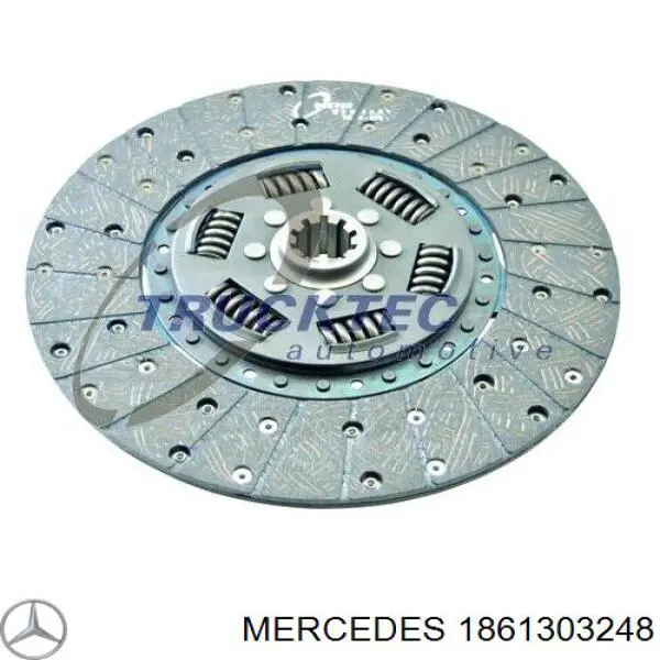 1861303248 Mercedes disco de embrague