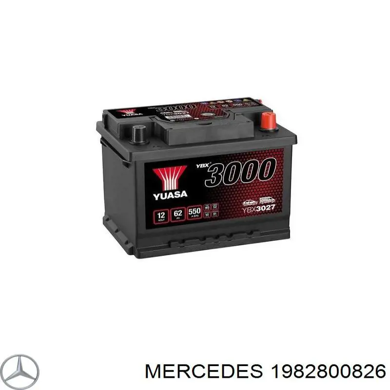 Batería de Arranque Mercedes (1982800826)