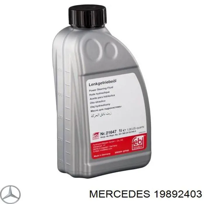 Aceite de dirección hidráulica Mercedes 19892403 precio, desde 21,87 EUR