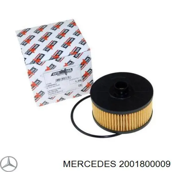 2001800009 Mercedes filtro de aceite