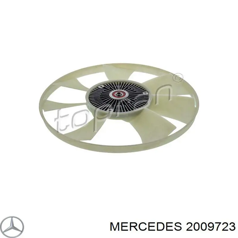 2009723 Mercedes rodete ventilador, refrigeración de motor
