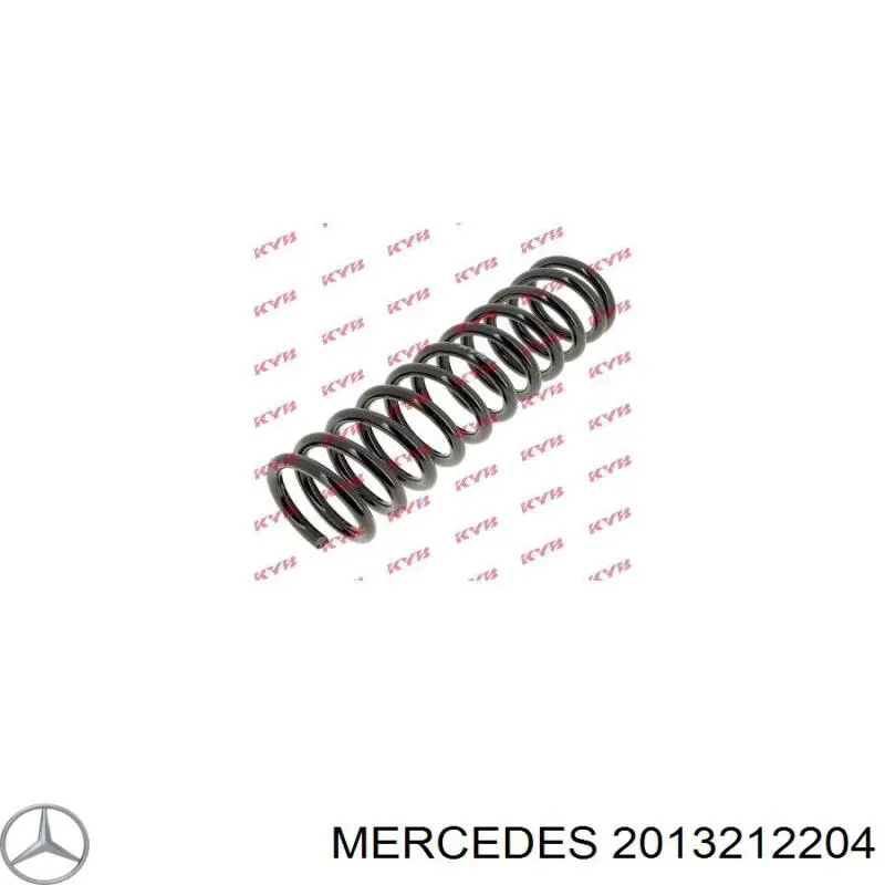 2013212204 Mercedes muelle de suspensión eje delantero
