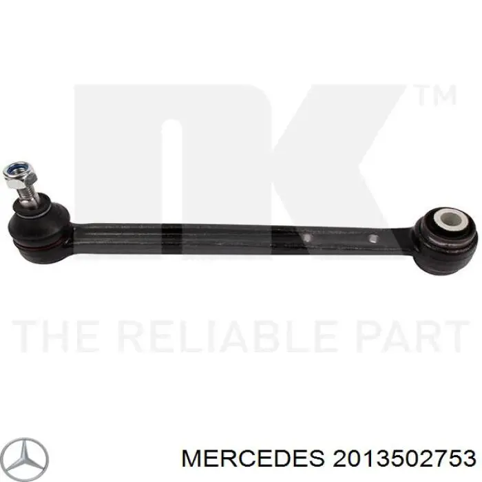 2013502753 Mercedes barra transversal de suspensión trasera