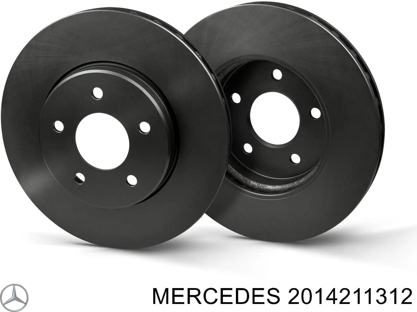 2014211312 Mercedes disco de freno delantero