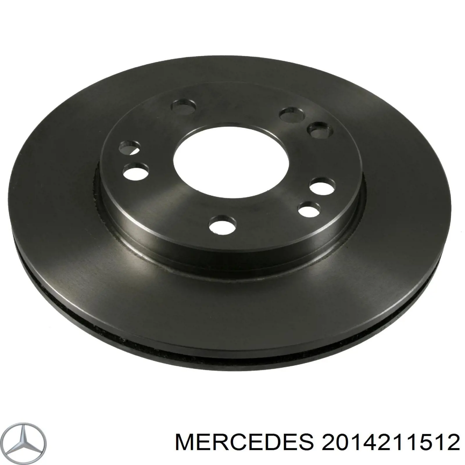 2014211512 Mercedes disco de freno delantero