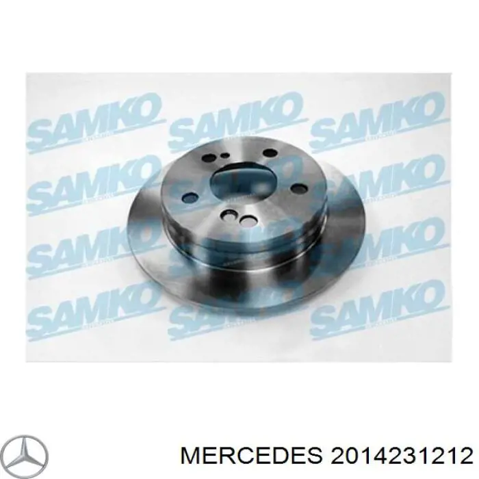 Comprar 2014231212 Mercedes Disco de freno trasero