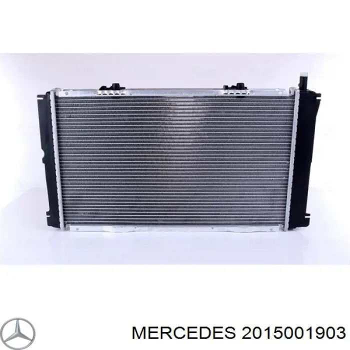 2015001903 Mercedes radiador refrigeración del motor