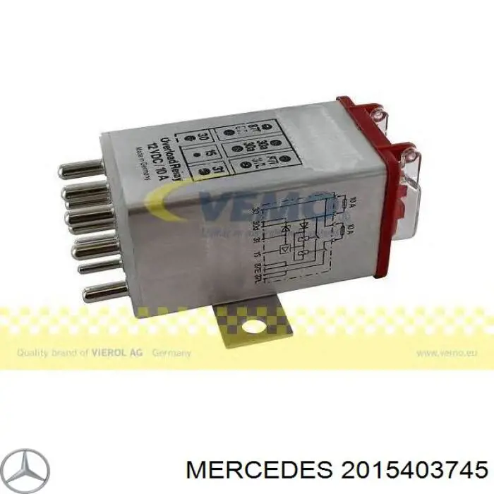 0148300009 Mercedes Relé de alta corriente
