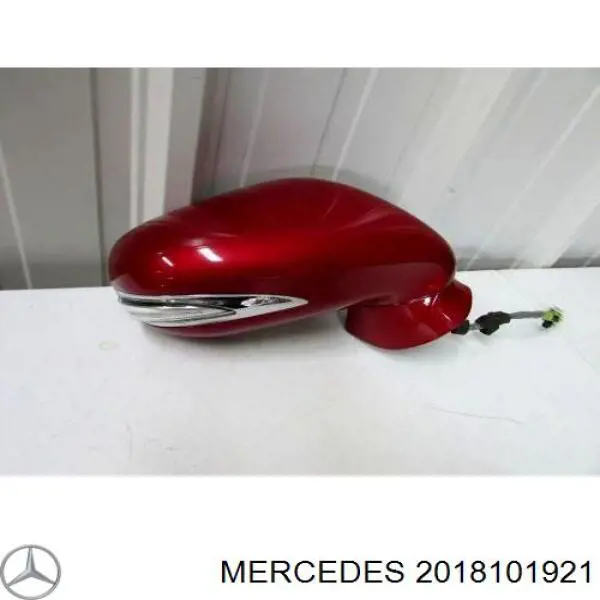 2018101921 Mercedes cristal de espejo retrovisor exterior izquierdo