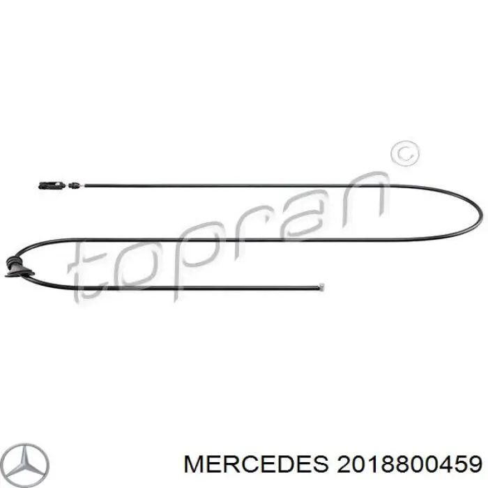 2018800459 Mercedes cable de capó del motor