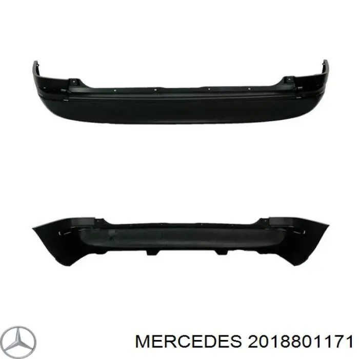 Paragolpes Mercedes A2018801171 precio, desde 460,28 EUR