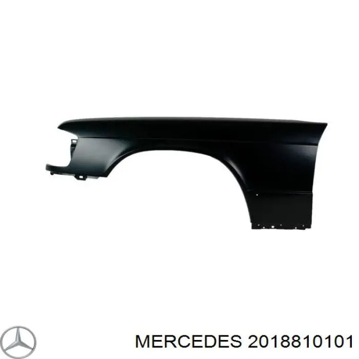 2018810101 Mercedes guardabarros delantero izquierdo