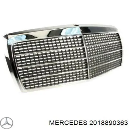 Listón del faro izquierdo Mercedes C 190 (W201)