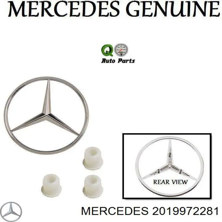 Buje del emblema de la tapa del maletero Mercedes 2019972281 precio, desde 1,09 EUR