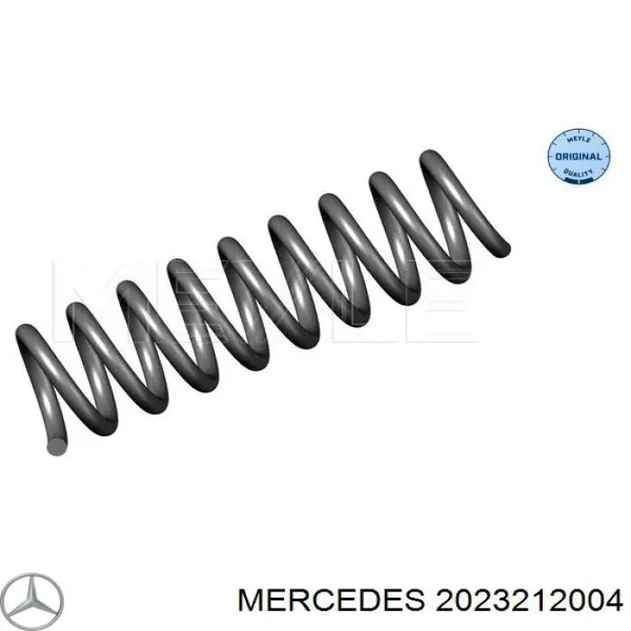 2023212004 Mercedes muelle de suspensión eje delantero