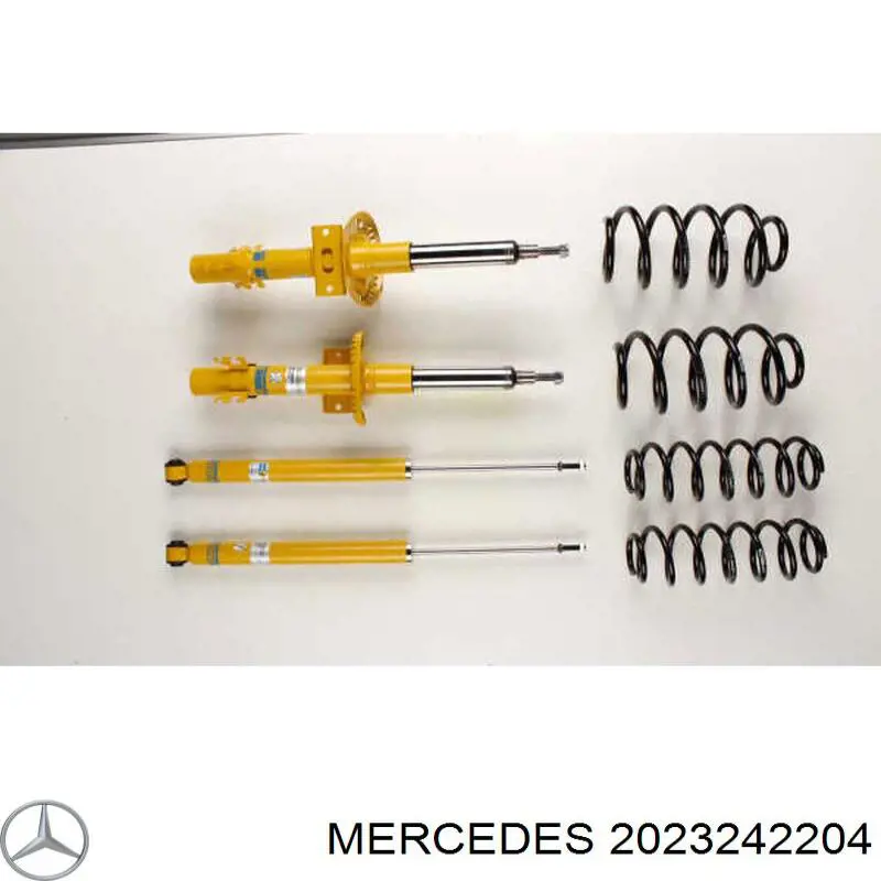 2023242204 Mercedes muelle de suspensión eje trasero