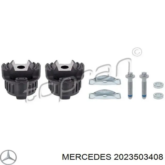 Buje silencioso del subchasis delantero Mercedes 2023503408 precio, desde 45,79 EUR