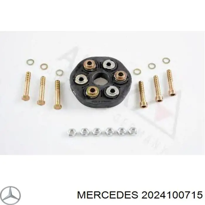 Acoplamiento elástico del cardán Mercedes 2024100715 precio, desde 77,70 EUR