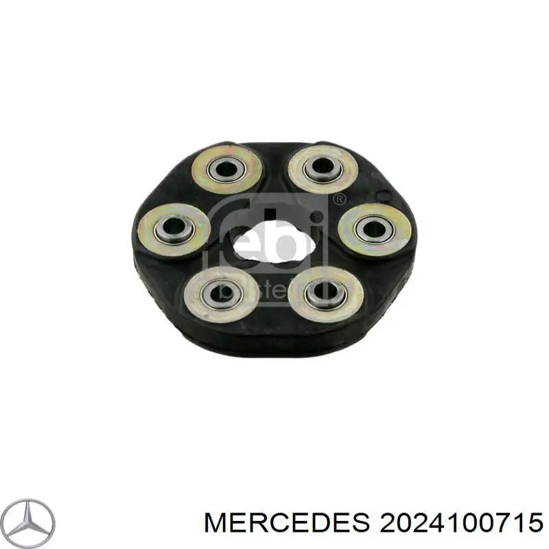 Comprar 2024100715 Mercedes Acoplamiento elástico del cardán