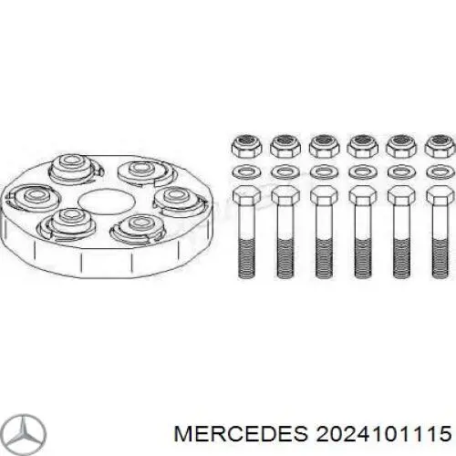 2024101115 Mercedes articulación, árbol longitudinal, delantera