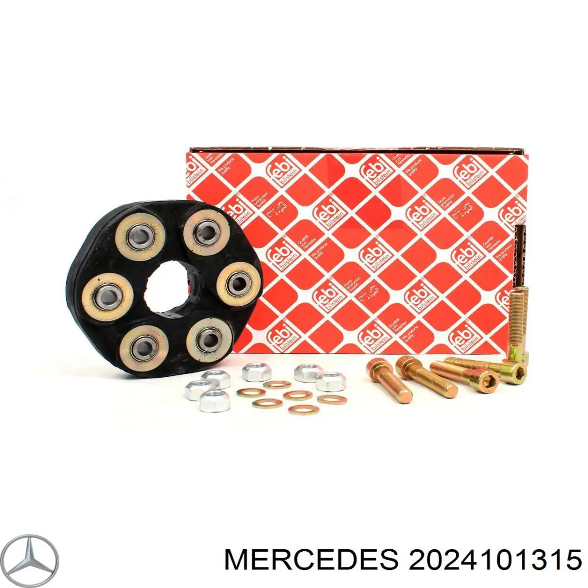 Acoplamiento elástico del cardán delantero/trasero Mercedes 2024101315 precio, desde 47,76 EUR