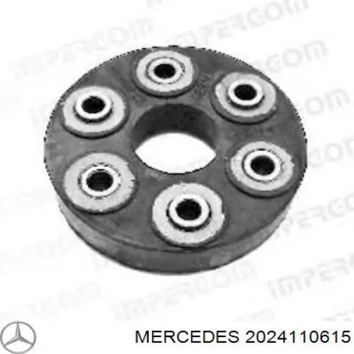 2024110615 Mercedes Acoplamiento elástico delantero del cardán