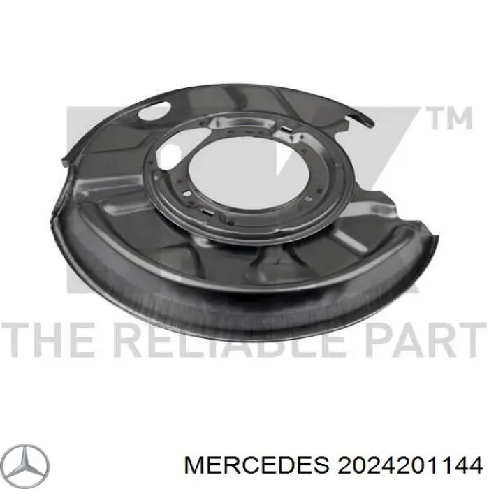 Protector de disco de freno trasero derecho Mercedes 2024201144 precio, desde 26,15 EUR