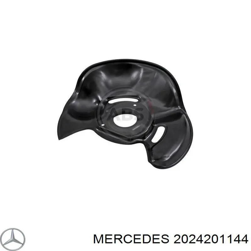 Comprar 2024201144 Mercedes Protector de disco de freno trasero derecho