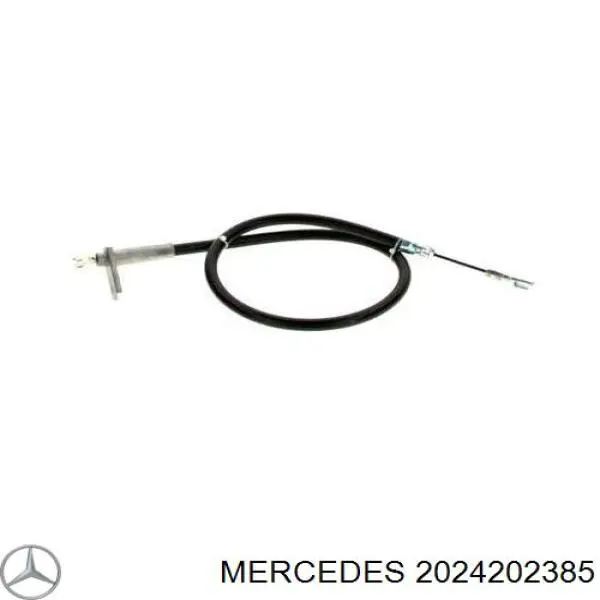 2024202385 Mercedes cable de freno de mano trasero derecho