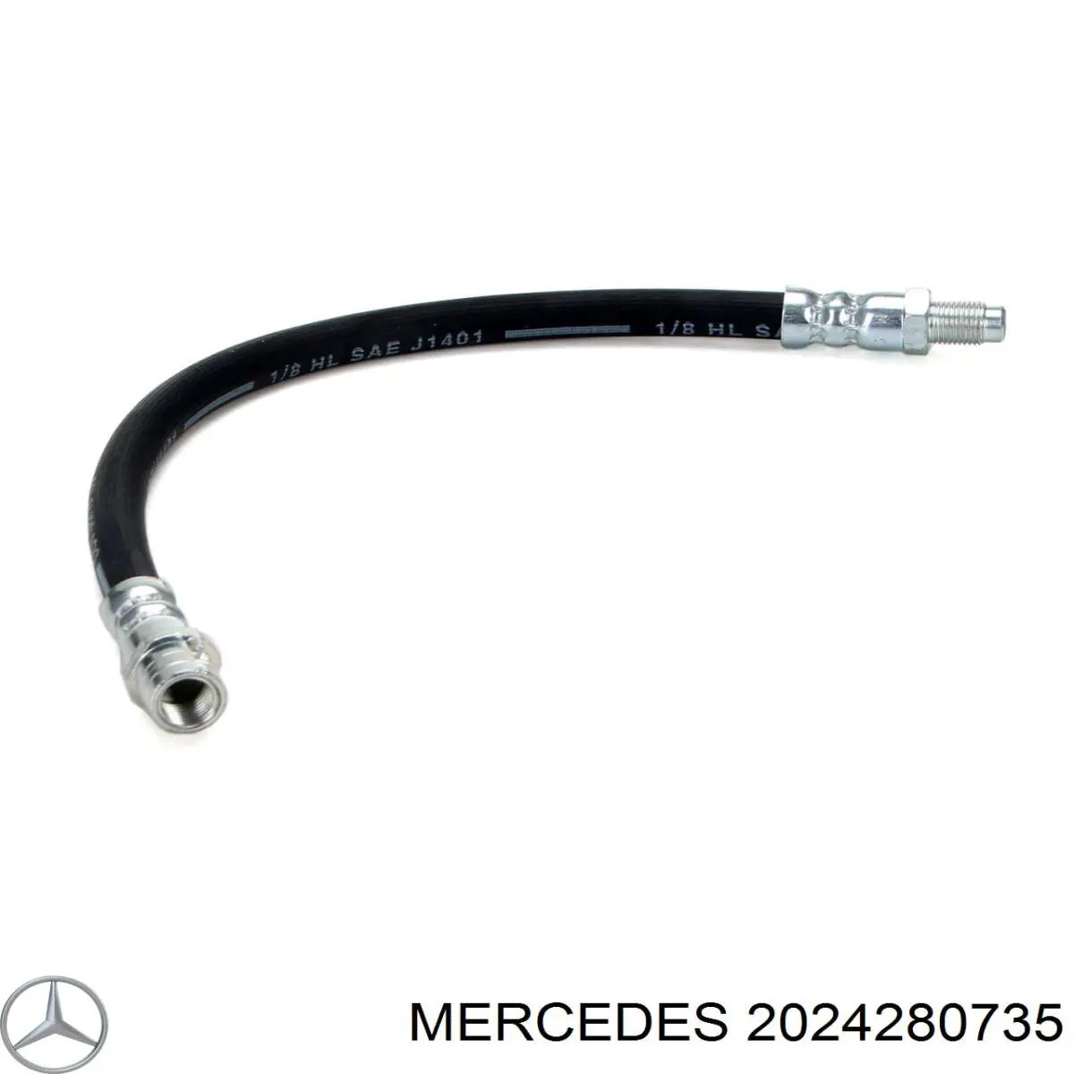 Latiguillos de freno delantero 2024280735 Mercedes