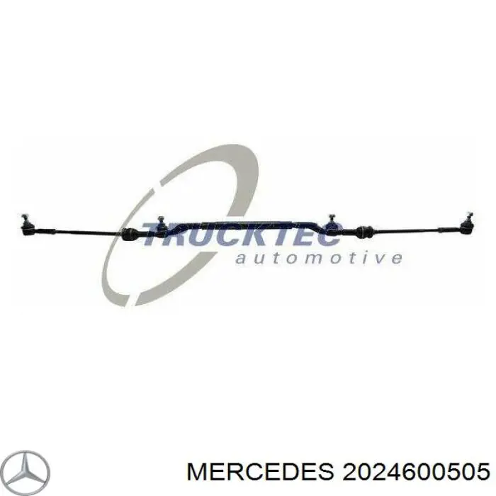 2024600505 Mercedes trapecio de dirección completo