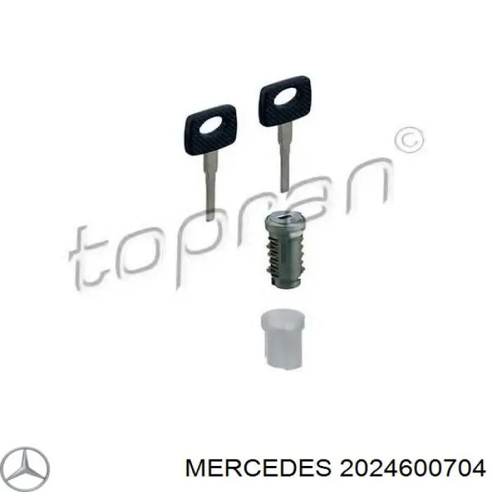 2024600704 Mercedes bombín de cerradura de encendido