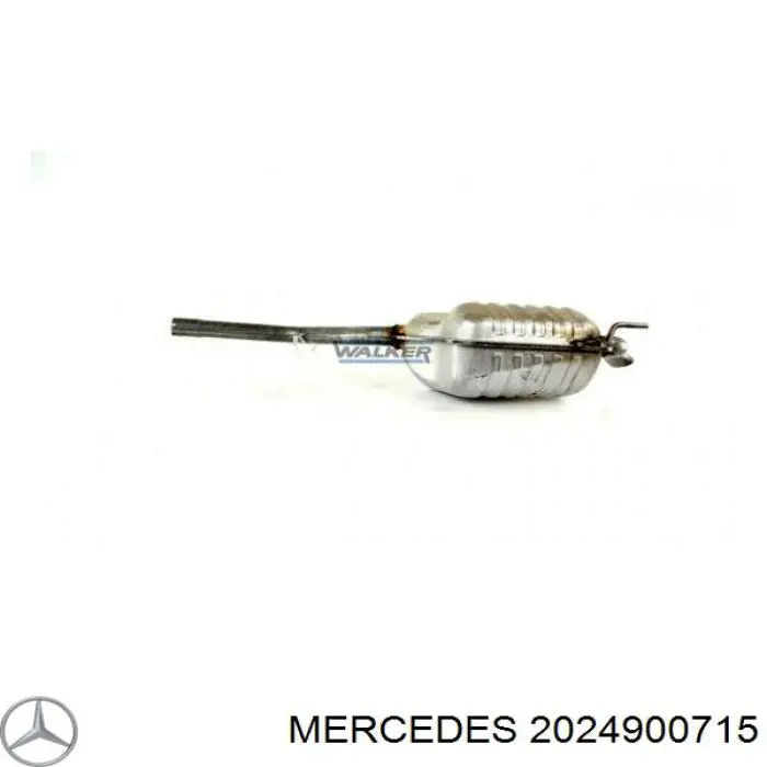 2024900715 Mercedes silenciador posterior