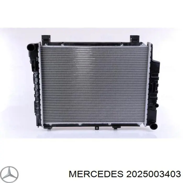 2025003403 Mercedes radiador refrigeración del motor