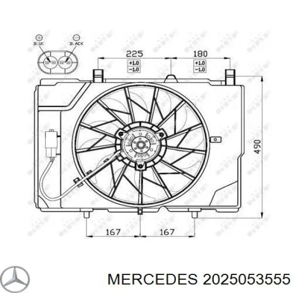 2025053555 Mercedes bastidor radiador