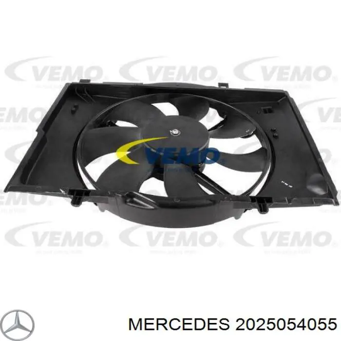 A2025054055 Mercedes bastidor radiador