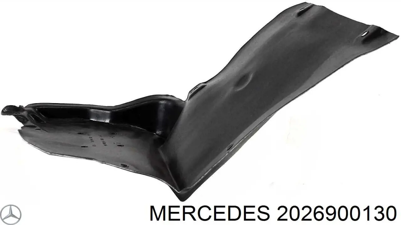 2026900130 Mercedes guardabarros interior, aleta delantera, izquierdo